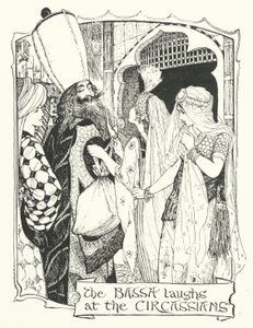 Bassa Çerkeslere Gülüyor (gravür) by Henry Justice Ford