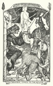 Kardeş Kurtarmaya Geliyor (gravür) by Henry Justice Ford