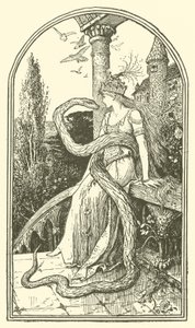 Büyülü Yılan (gravür) by Henry Justice Ford