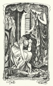 Peri, Prenses ve Eşek Derisi (gravür) by Henry Justice Ford