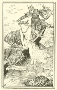 Altın Deniz Kızı (gravür) by Henry Justice Ford