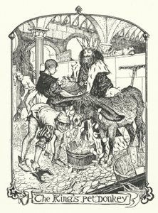 Kralın Evcil Eşek (gravür) by Henry Justice Ford