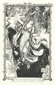 Prenses Dünya Tarafından Yutuldu (gravür) by Henry Justice Ford