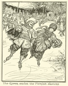 Kraliçe Flaman Patencileri Kıskanıyor by Henry Justice Ford