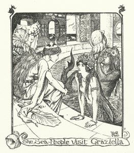 Deniz İnsanları Graziella Ziyareti (gravür) by Henry Justice Ford