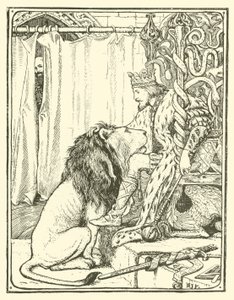 On İki Avcı (gravür) by Henry Justice Ford