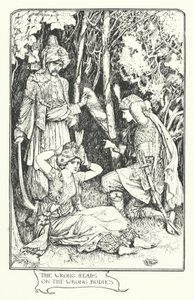 Yanlış Vücutlardaki Yanlış Kafalar (gravür) by Henry Justice Ford