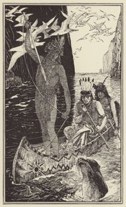 Ölen oğul ailesine yardım ediyor by Henry Justice Ford
