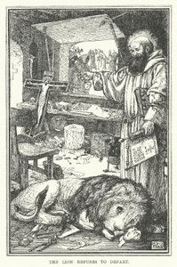 Aslan ayrılmayı reddediyor (lito) by Henry Justice Ford