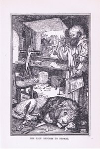 Aslan ayrılmayı reddediyor, 1912 by Henry Justice Ford