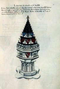 Sir Robert Howard tarafından dikilen yazı tipi