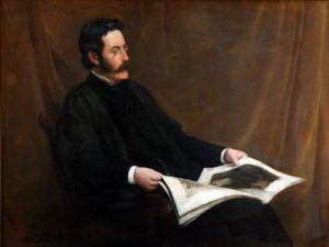 Sir James George Frazer (tuval üzerine yağlı boya) by Henry Macbeth Raeburn