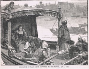 Catherine Howard Kule'ye götürülüyor 1542 by Henry Marriott Paget