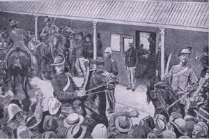 Güney Afrika için sömürge takviyeleri: Harmsworth Brothers Limited tarafından yayınlanan After Pretoria: The Guerilla War