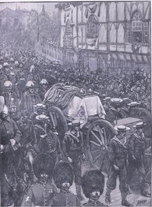 Queens cenazesi, son aşama, İngiltere