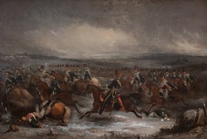Waterloo'da Fransız Süvarilerine Saldırı
