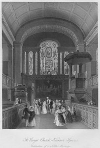 St. Georges Kilisesi, Hannover Meydanı. Soylu Bir Evliliğin Kutlanması, c1841