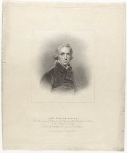 Portret van John Hoppner John Hoppner, Av. R.A. (nesne üzerindeki başlık) Britse portretten (dizi adı) İngiliz Çağdaş Portreler Galerisi (seri başlığı)