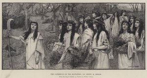 Ökse otunun toplanması by Henry Meynell Rheam