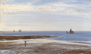Margate Yakını - Akşam, 1870 by Henry Moore