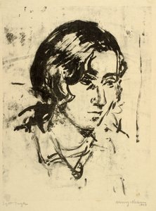 bir kadın portresi by Henry Nielsen