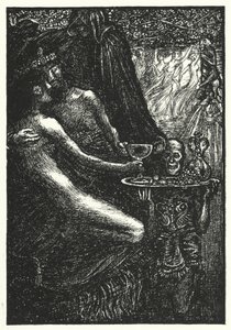 Matthew Arnold şiiri: Mycerinus (gravür) by Henry Ospovat