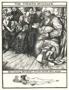 Matthew Arnold şiiri: The Strayed Reveler (gravür) by Henry Ospovat