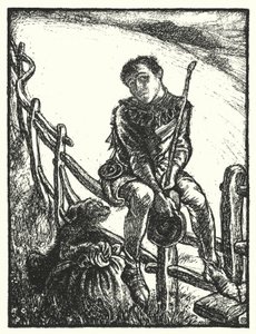 Shakespeare şarkısı: "Neşeli bir kalp bütün gün gider, Seni üzgün, bir mil içinde lastikler" (lito) by Henry Ospovat
