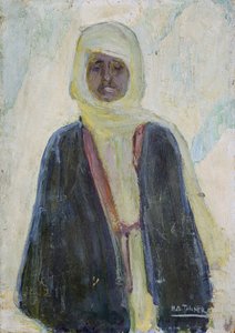 Faslı Adam (panelde yağ) by Henry Ossawa Tanner