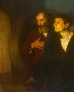 Mezardaki İki Havari, c. 1906. by Henry Ossawa Tanner
