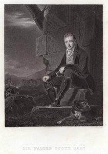 Sir Walter Scott'ın portresi by Henry Raeburn