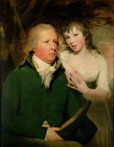 Sir Alexander Don, kızı Elizabeth ile by Henry Raeburn