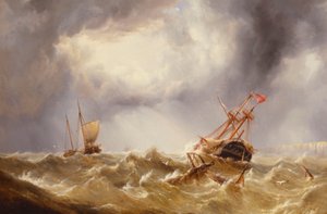 Kent Sahili açıklarında bir fırtınada parçalandı by Henry Redmore