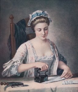 Bir Çamaşırhane Hizmetçisi Ütü, c1765, 1905