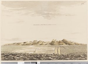 Sayfa 16 Otaheite, Venüs Noktası, Batı ile GB taşıdığında. 5 mil uzaklıkta, 1768-75 (wc) by Henry Roberts