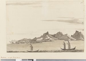 Sayfa 22 Huaheine, toplum adalarından biri, 1768-75 (wc) by Henry Roberts