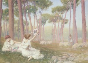 Afrodit Helen'i Paris'e sunarken, 1905
