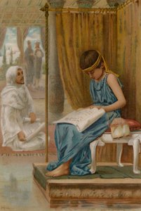 Genç Kral Josiah (chromolitho)
