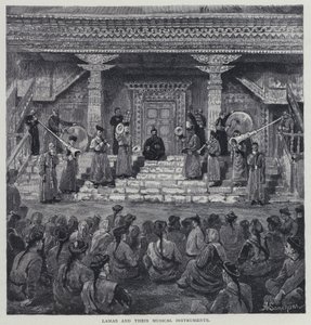 Lamalar ve müzik aletleri (lito) by Henry Sandham