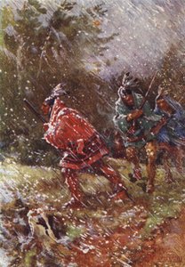 Kışın Savaş Yolunda (renkli taş) by Henry Sandham