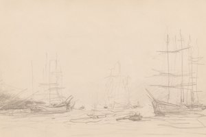 Falmouth Limanı içinde nakliye by Henry Scott Tuke