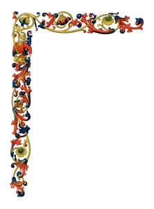Dekoratif bordür, c15. yüzyıl, 1843.