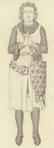 Charles Compte D? Etampes'in Heykeli, c 1336 by Henry Shaw