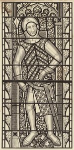 Tewkesbury Abbey Kilisesi'nden Gilbert de Clare, Clare Kontu, yaklaşık 1340 by Henry Shaw