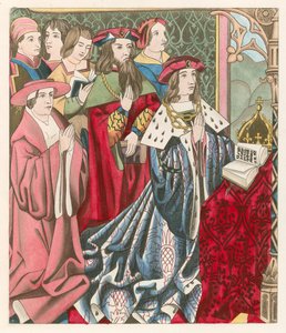 Henry VI ve Mahkemesi by Henry Shaw