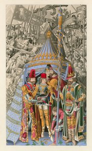 Pyrrhus Şövalyelik Onurunu Alırken, 15. yüzyılın başlarında by Henry Shaw