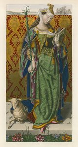 Aziz Agnes, c 1520, Lucas van Leyden