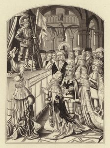 Avrupa'nın hükümdarları Saint George'a tapıyor by Henry Shaw