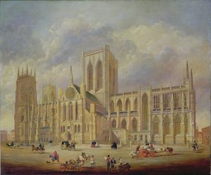 York Minster güneyden (tuval üzerine yağlıboya)