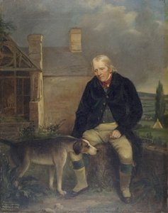 Thomas Lewis, Cefn Mable Avcısı, 84 yaşında by Henry Spurrier Parkman